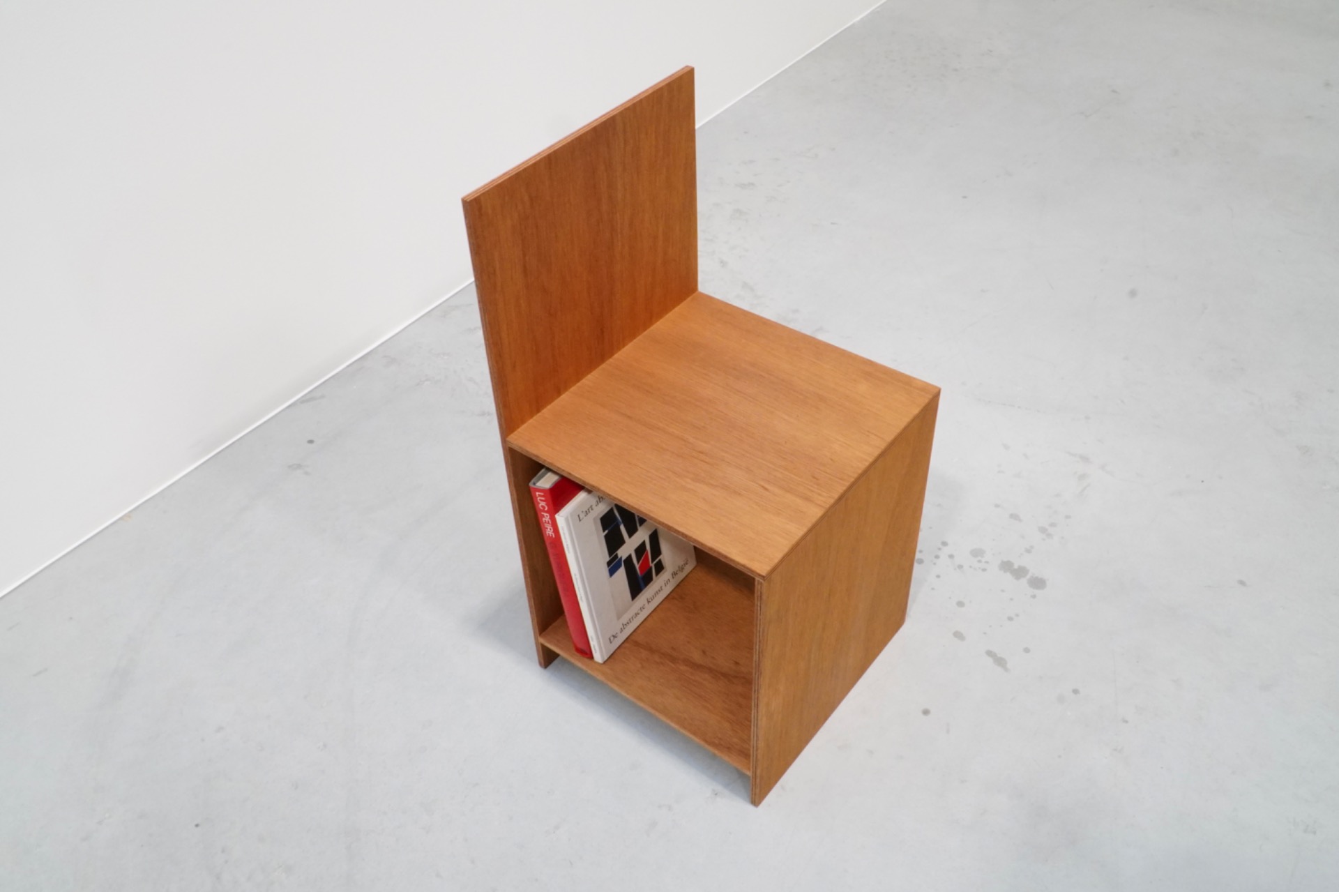 Donald Judd, No. 84 Open Side Chair by Wood and Plywood Furniture 