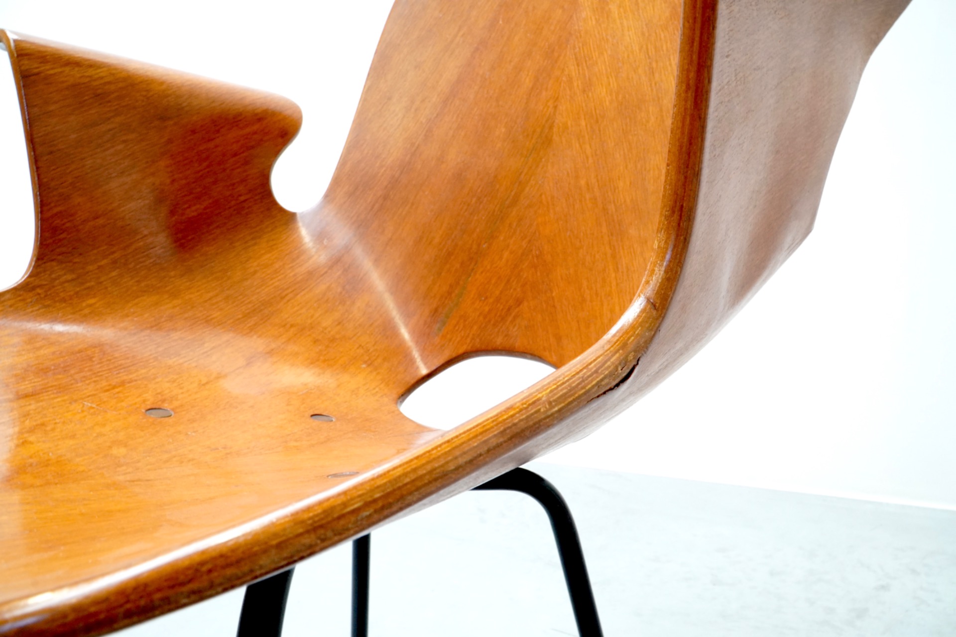 Vittorio Nobili, Medea Chair with Armrest for Fratelli Tagliabue